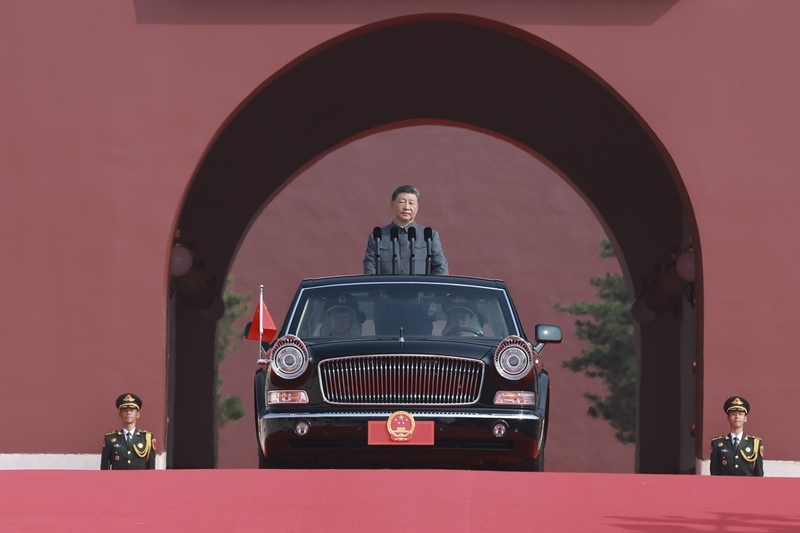 纪念中国人民抗日战争暨世界反法西斯战争胜利80周年大会在京隆重举行 天安门广场举行盛大阅兵仪式 习近平发表重要讲话并检阅受阅部队