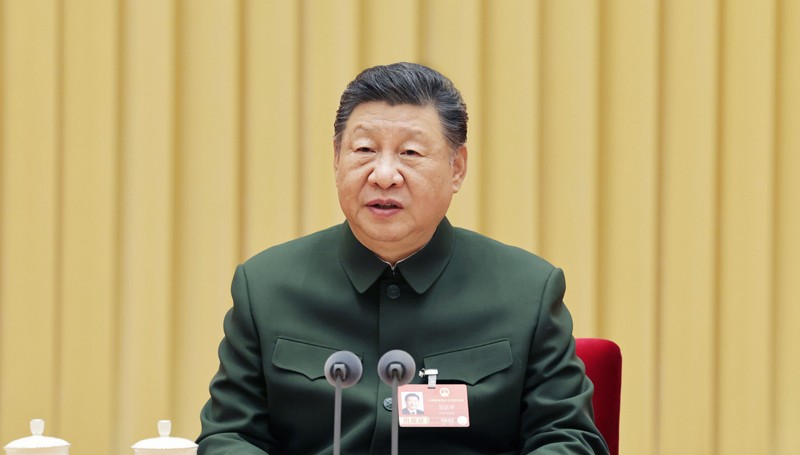 习近平在出席解放军和武警部队代表团全体会议时强调：充分发挥政治建军特有优势 凝心聚力推动国防和军队现代化行稳致远