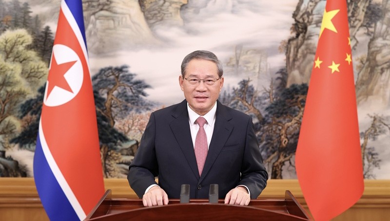 李强在中朝新鸭绿江大桥开通仪式上发表视频致辞